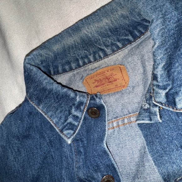 Rare Vintage Levi’s Men’s Red Tag Trucker Denim Jean Jacket Size M/L - Picture 2 of 8